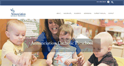 Desktop Screenshot of annunciationpre-school.org