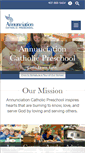 Mobile Screenshot of annunciationpre-school.org